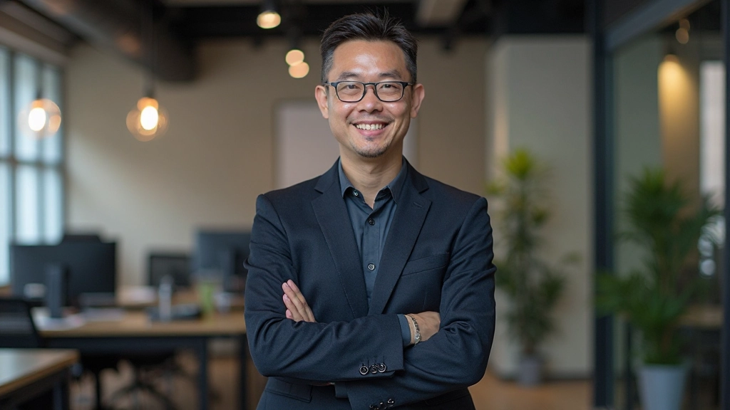 Creative director leading collaborative team on digital innovation project using modern collaboration platforms