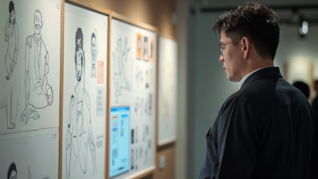 Digital illustration portfolio displaying various art styles from concept art to character design and environmental artwork